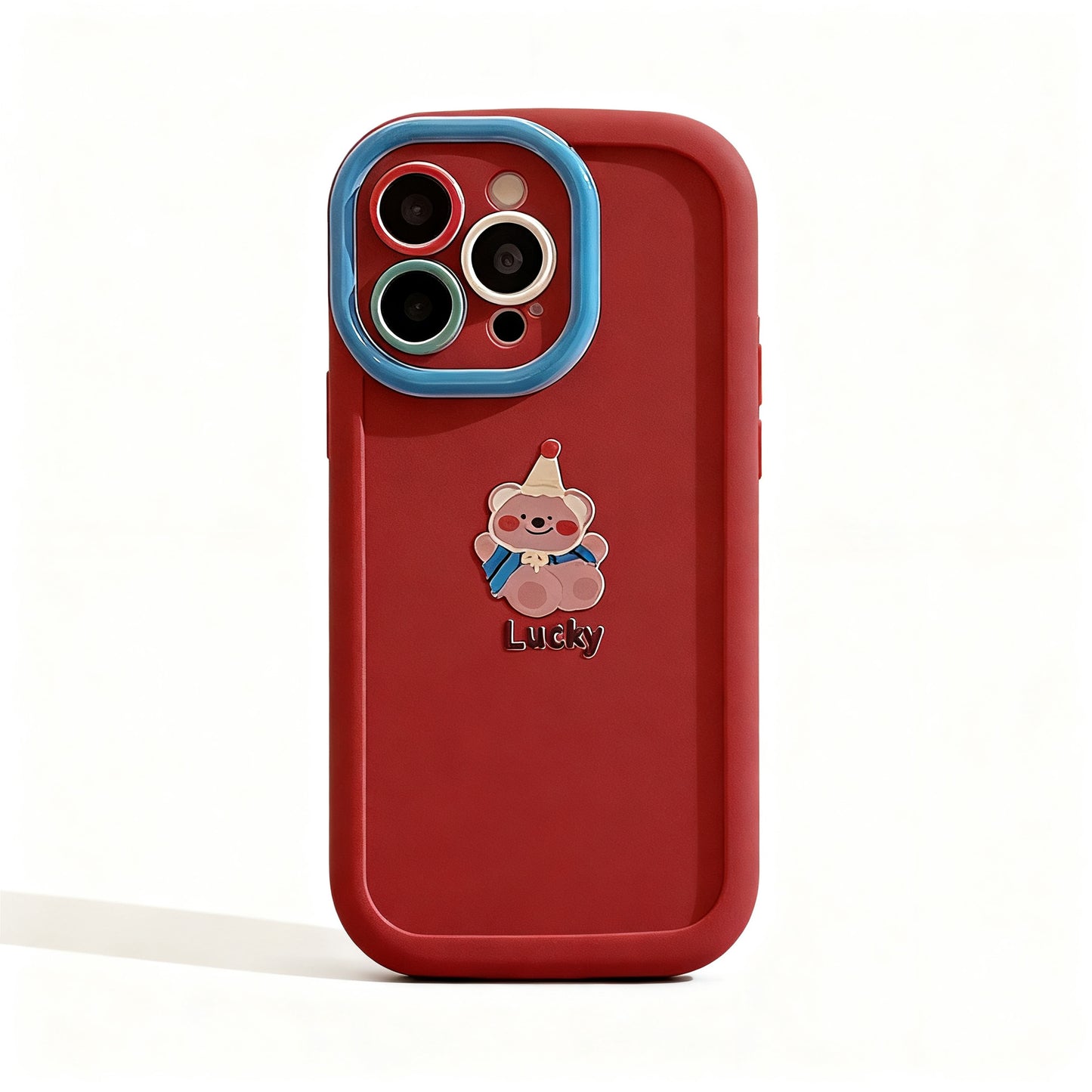 Cute Bear Silicone Phone Case for iPhone