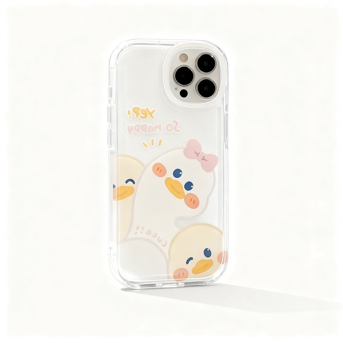 Cute Yellow Duck Soft Matte Phone Case for iPhone