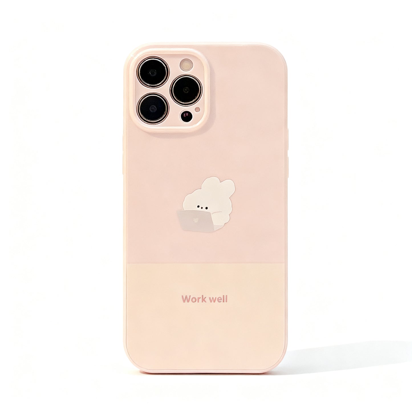 Cute Pink Cartoon Soft Phone Case for iPhone