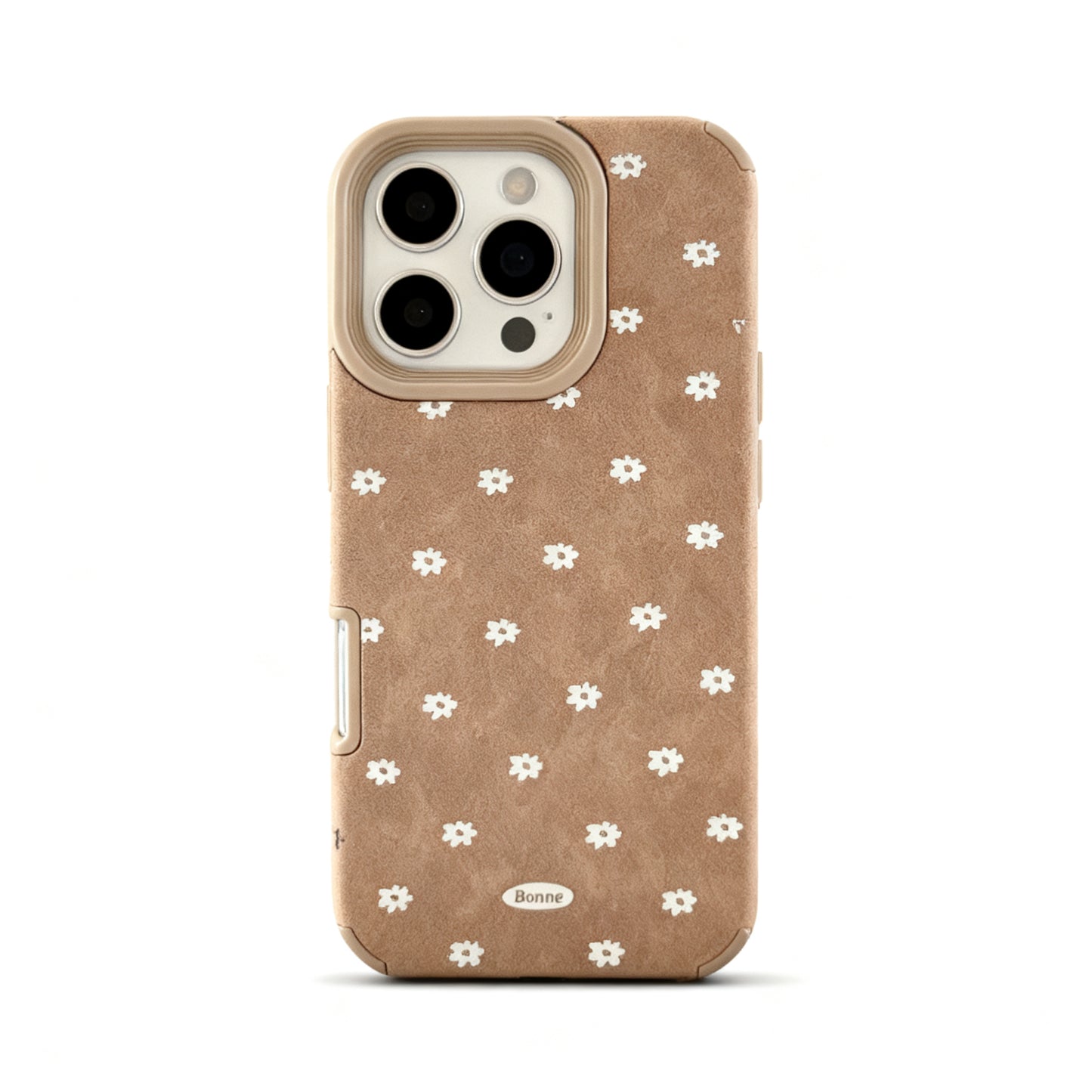 Autumn Brown Floral Soft Phone Case for iPhone