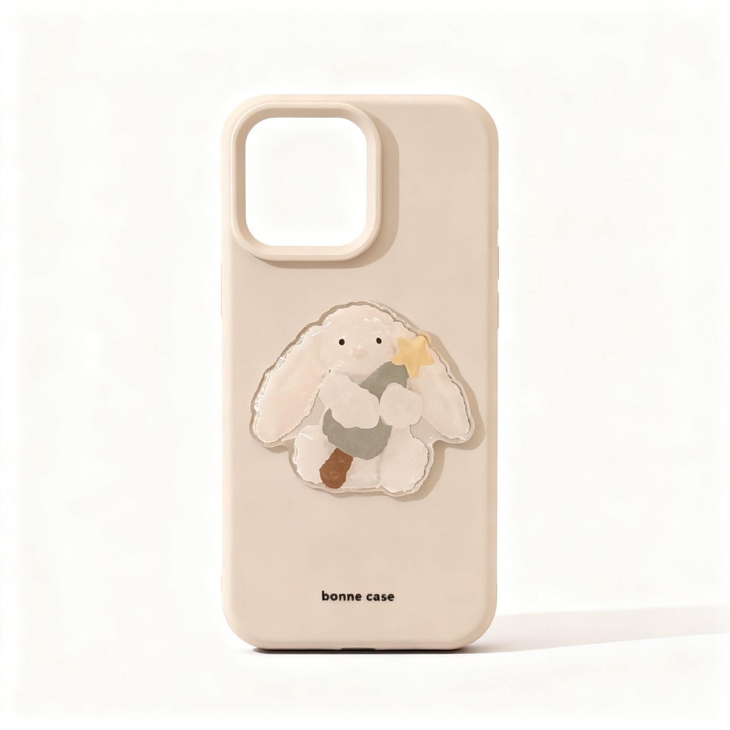 Cute Green Rabbit Christmas Tree Soft Phone Case for iPhone
