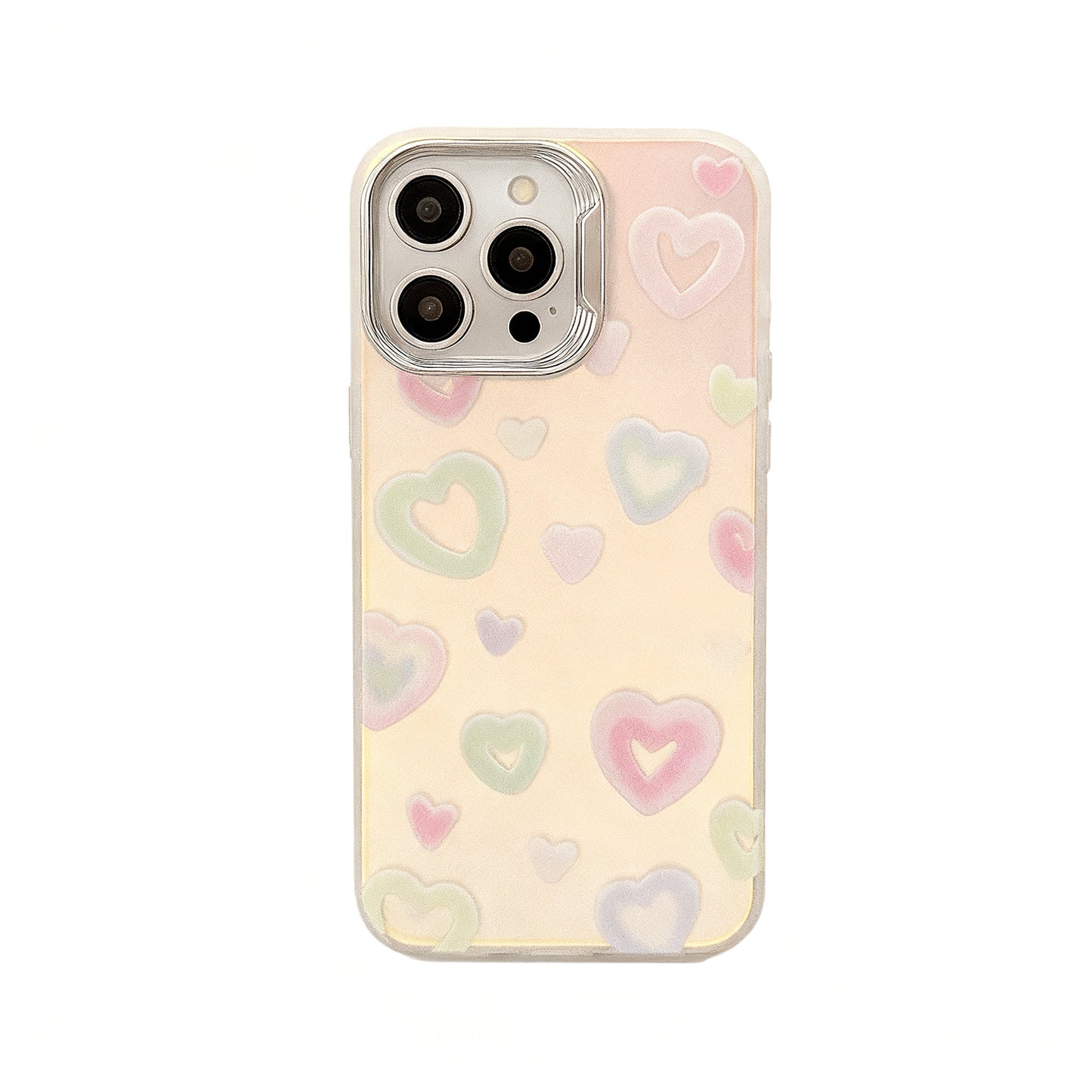 Rainbow Heart Stand Phone Case for iPhone