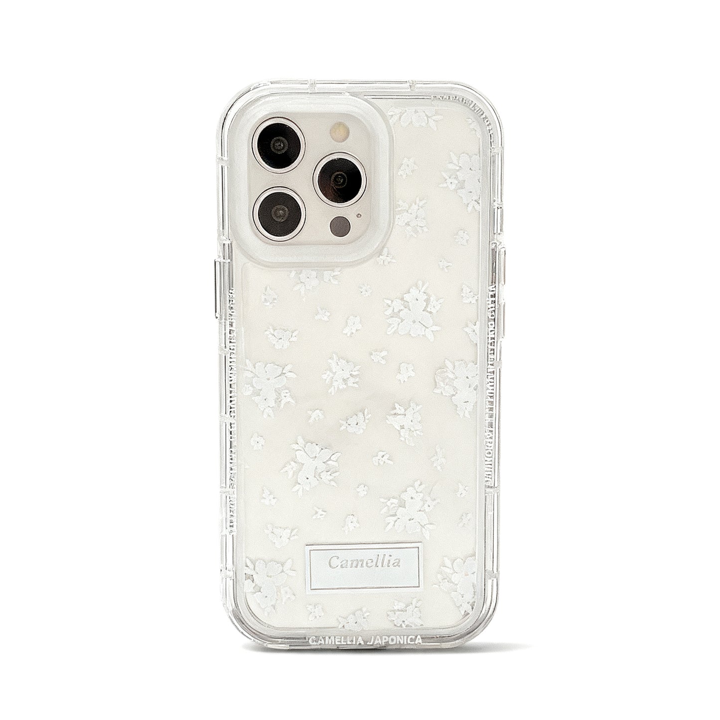 Soft White Tea Floral Soft Phone Case for iPhone