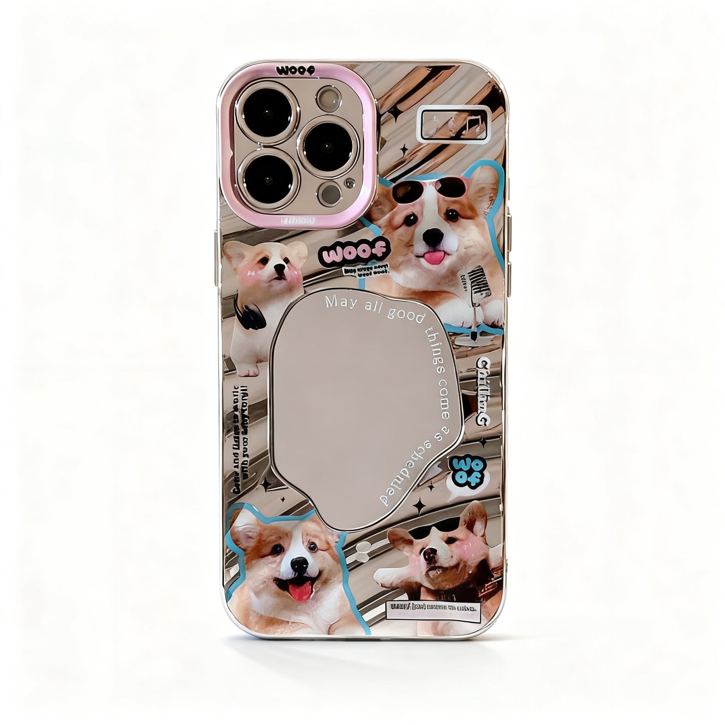 Cute Black Cat Glossy Phone Case for iPhone