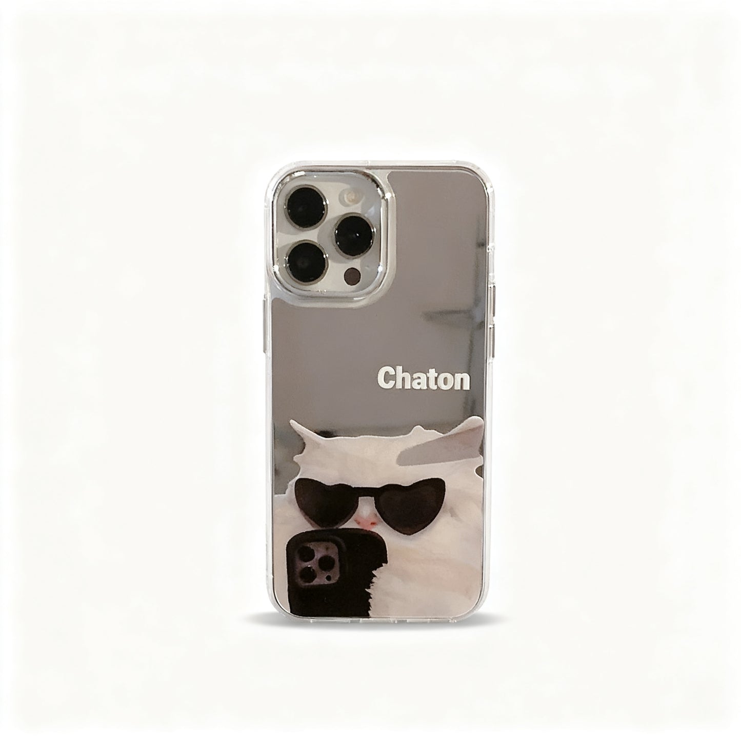 Cool Cat Sunglasses Glossy Phone Case for iPhone