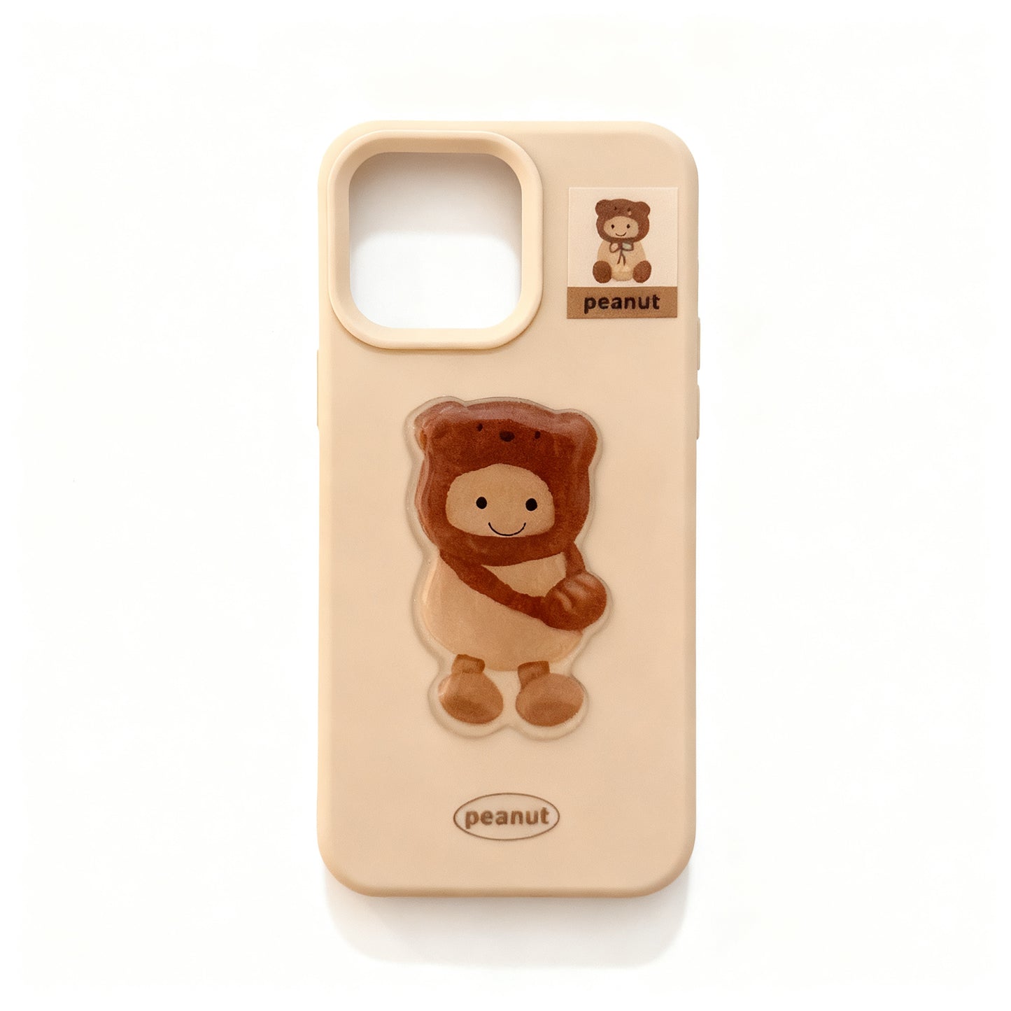 Cute Teddy Bear Soft Silicone Phone Case for iPhone