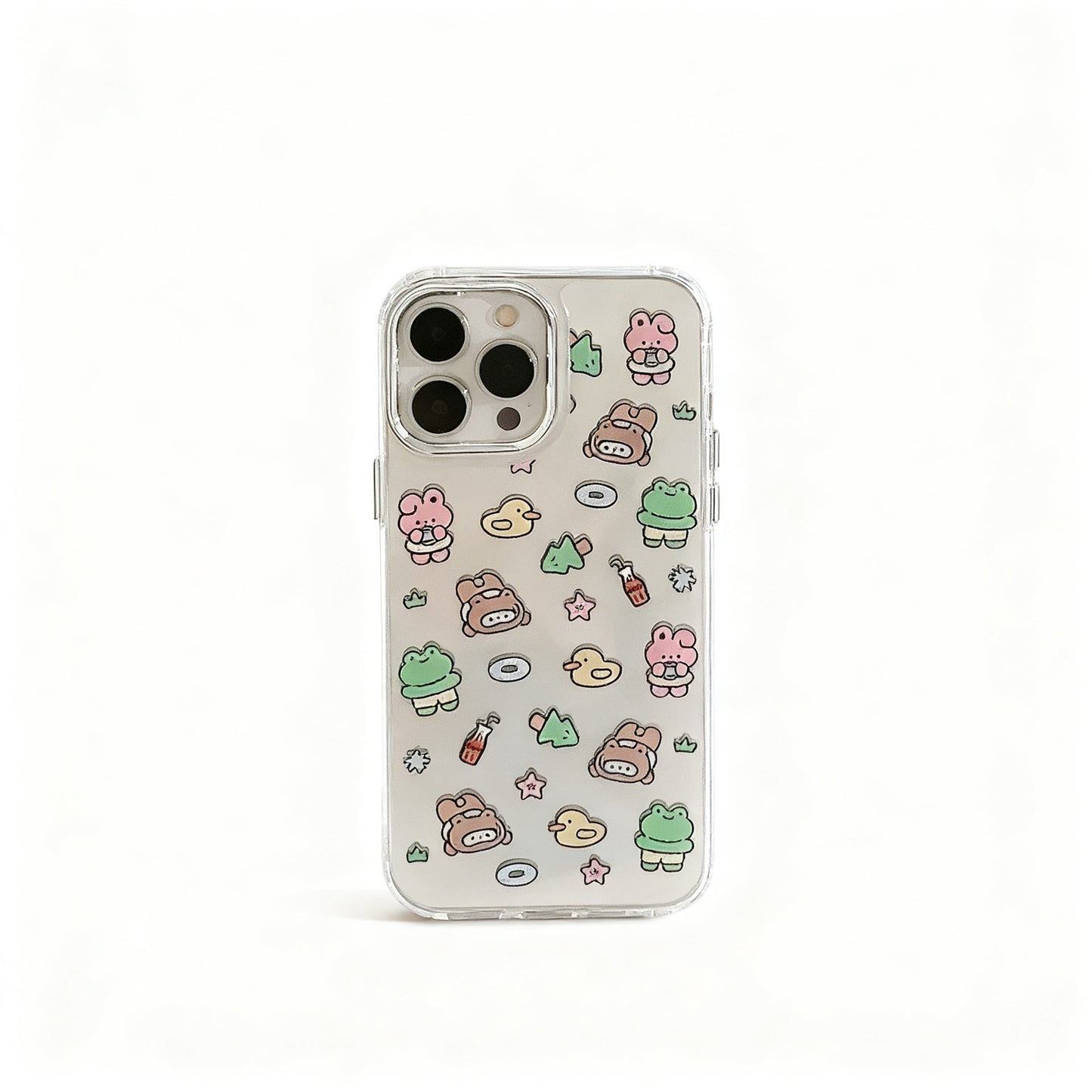 Cute Pink Mirror Finish Phone Case for iPhone