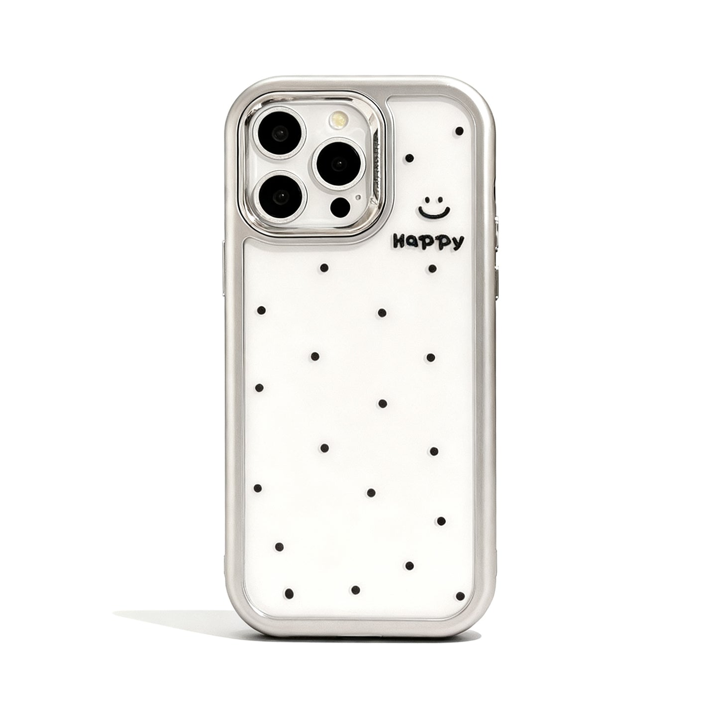 Cute Yellow Polka Dot Soft Phone Case for iPhone