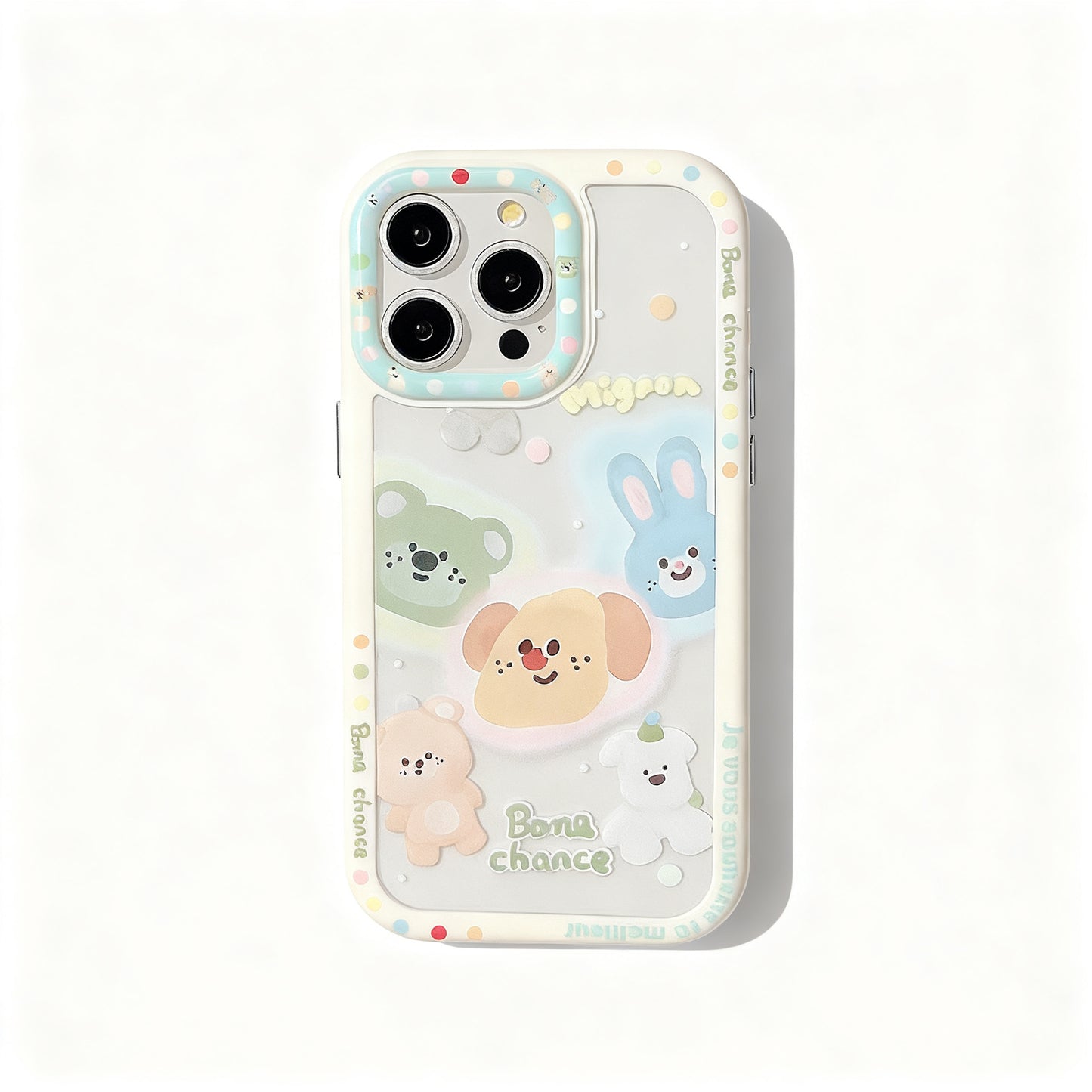 Cute Summer Dog Stand Phone Case for iPhone