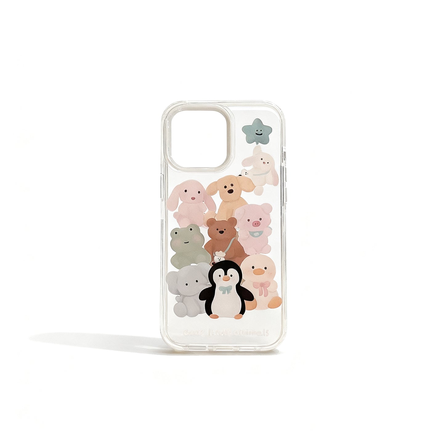 Cute Penguin Design Soft Shockproof Phone Case for iPhone