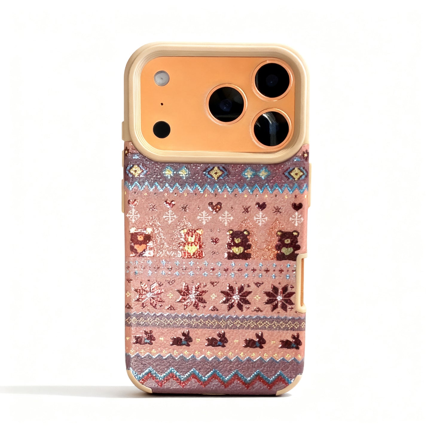 Brown Bear Soft Leather Phone Case for iPhone