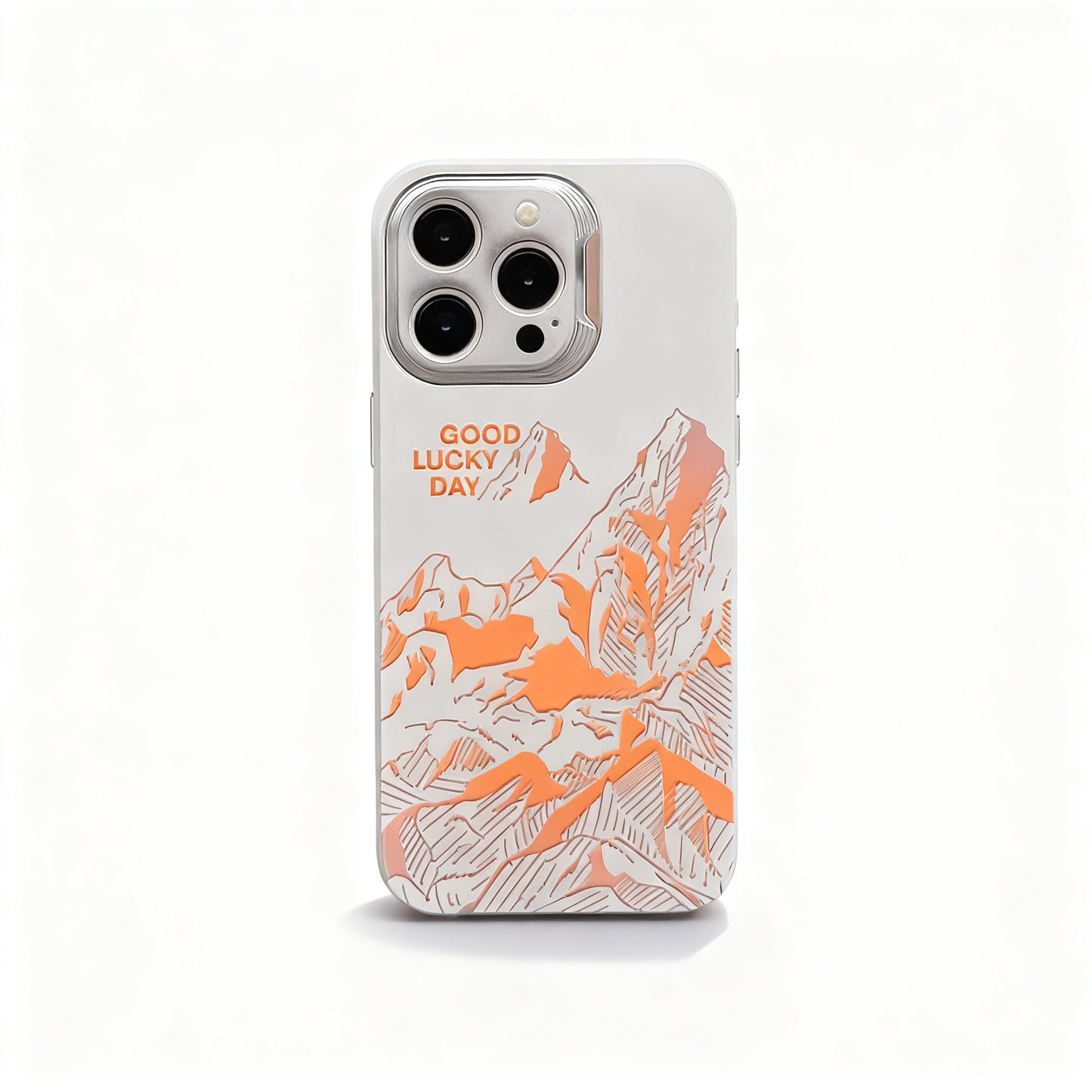 Gold Sunset Landscape Glossy Phone Case for iPhone