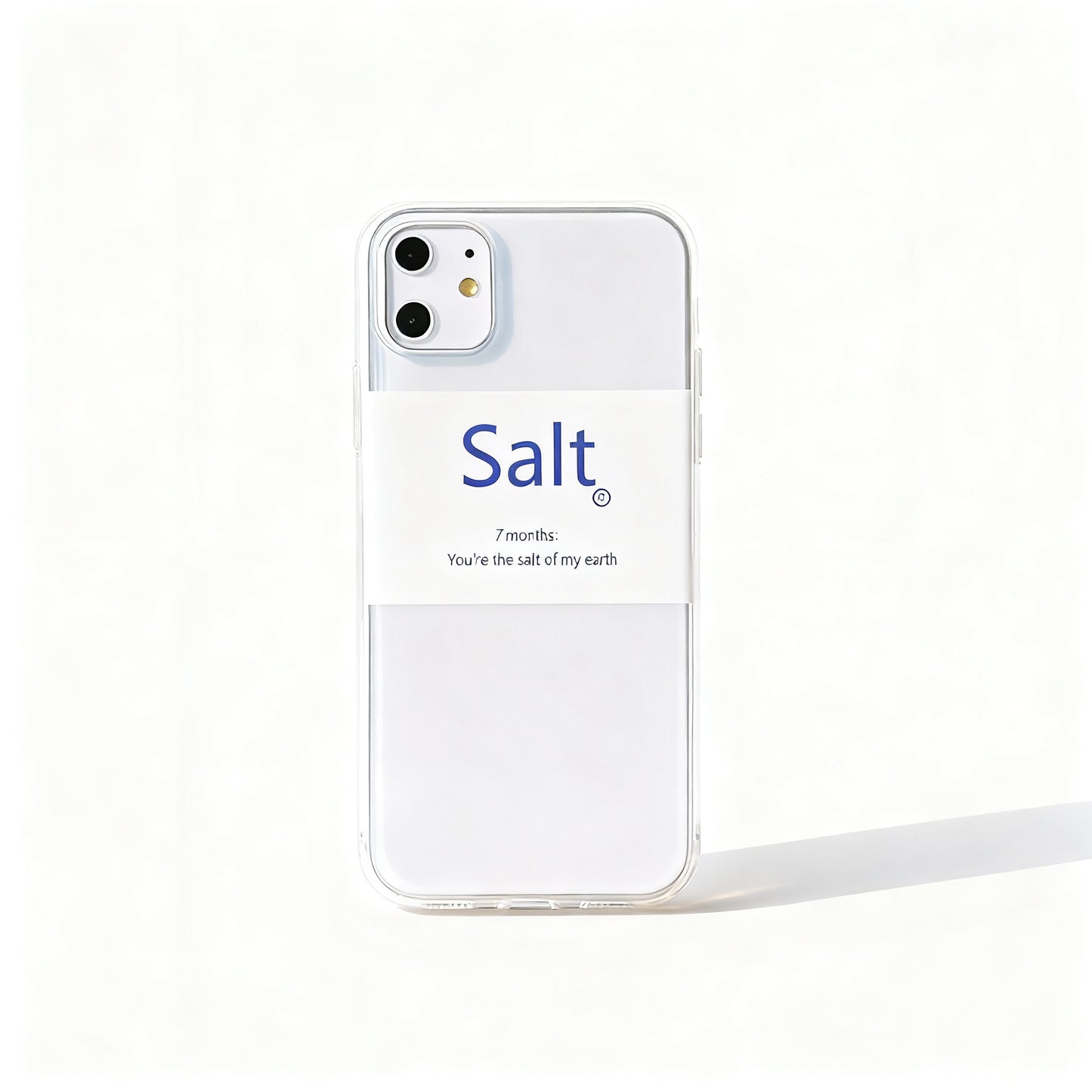 Transparent Minimalist Soft Phone Case for iPhone
