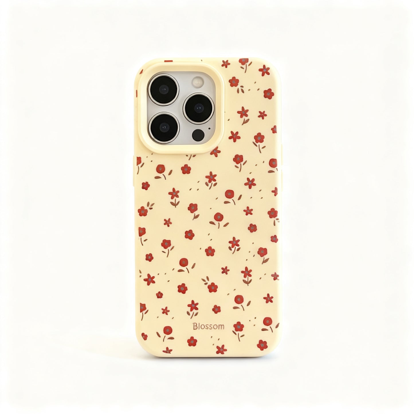 Vintage Floral Soft Silicone Phone Case for iPhone