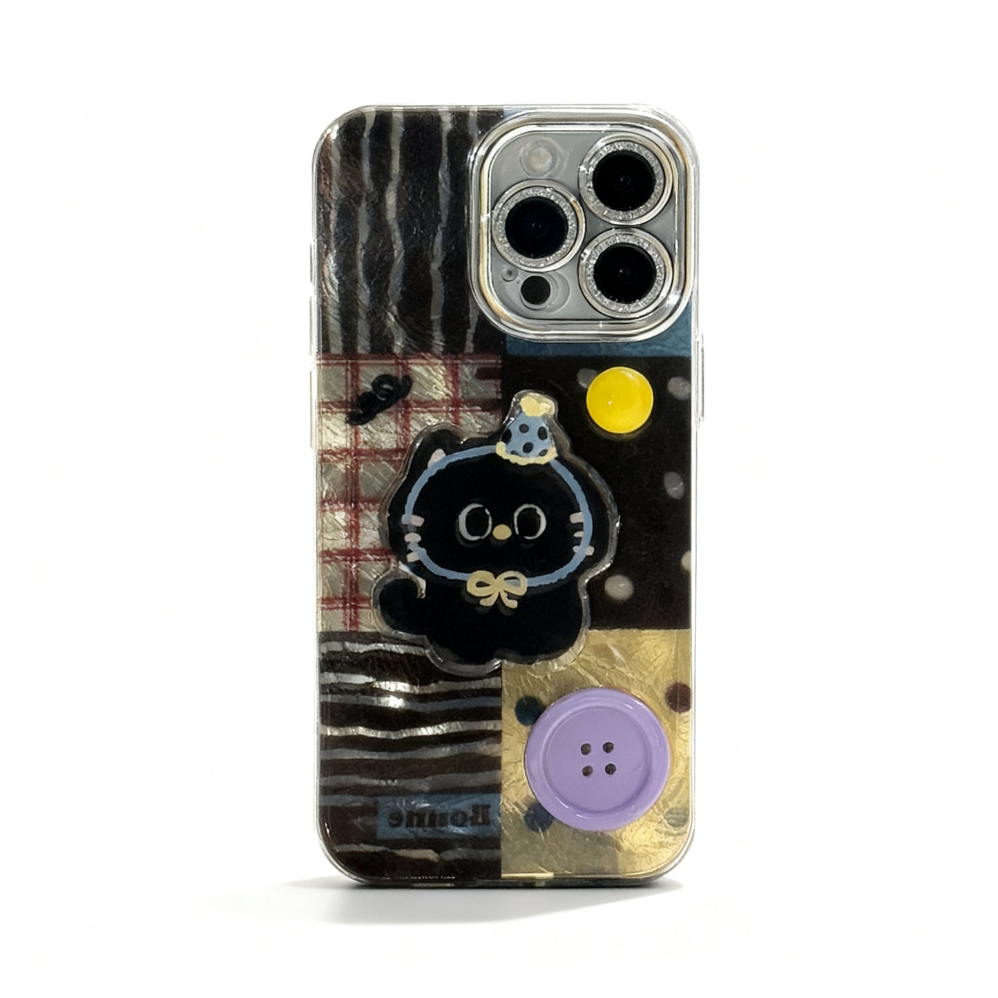 Cute Dog and Cat 3D Phone Case for iPhone