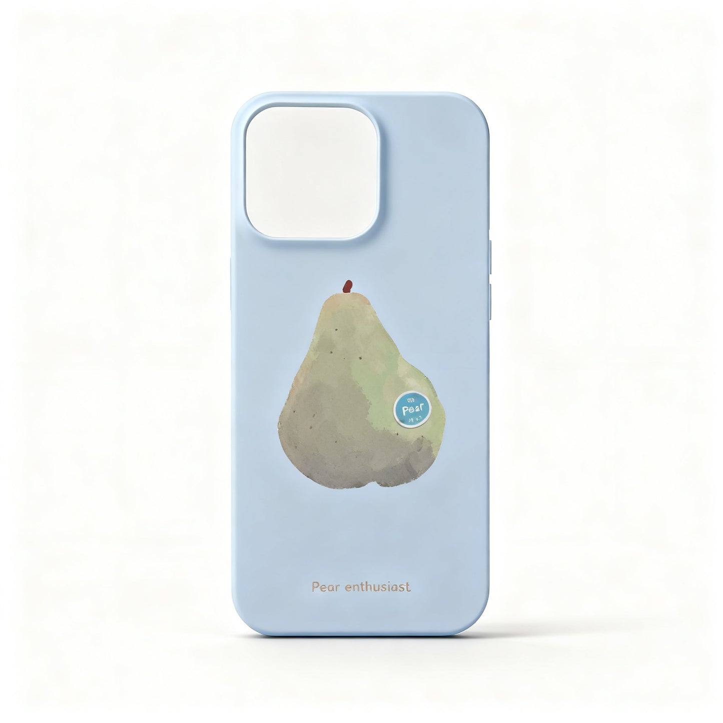 Green Pear Fun Matte Phone Case for iPhone