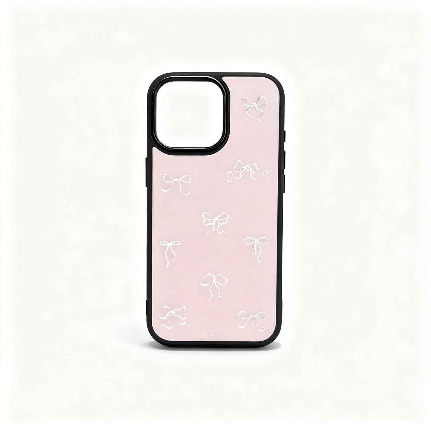 Pink Butterfly Glossy Phone Case for iPhone