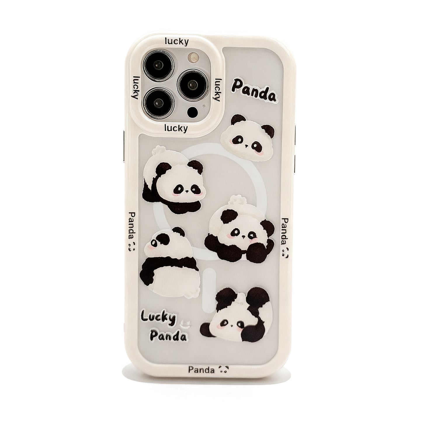 Cute Panda Design Shockproof Phone Case for iPhone