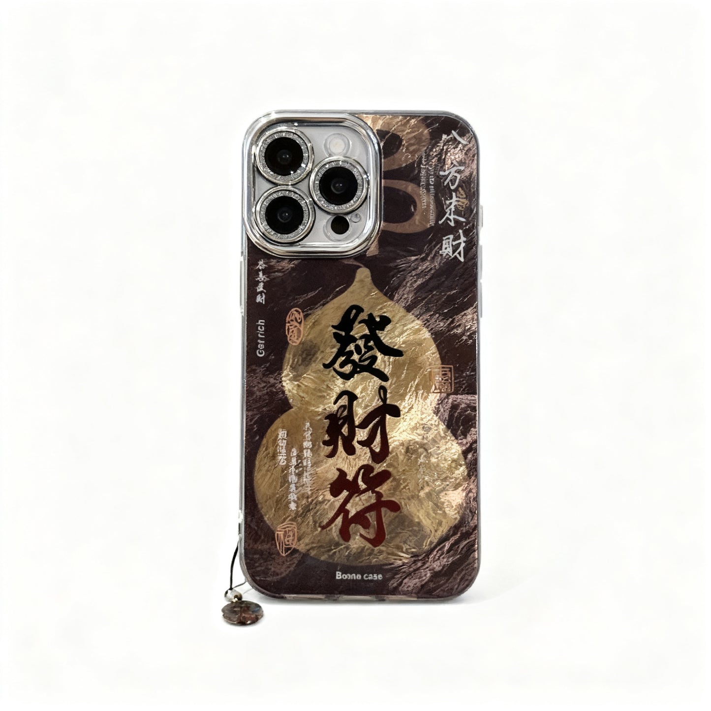 Gold Traditional Gourd Elegant Phone Case for iPhone