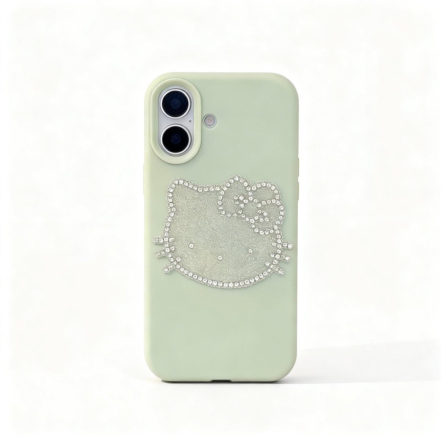 Pink Cat Glitter Shockproof Phone Case for iPhone