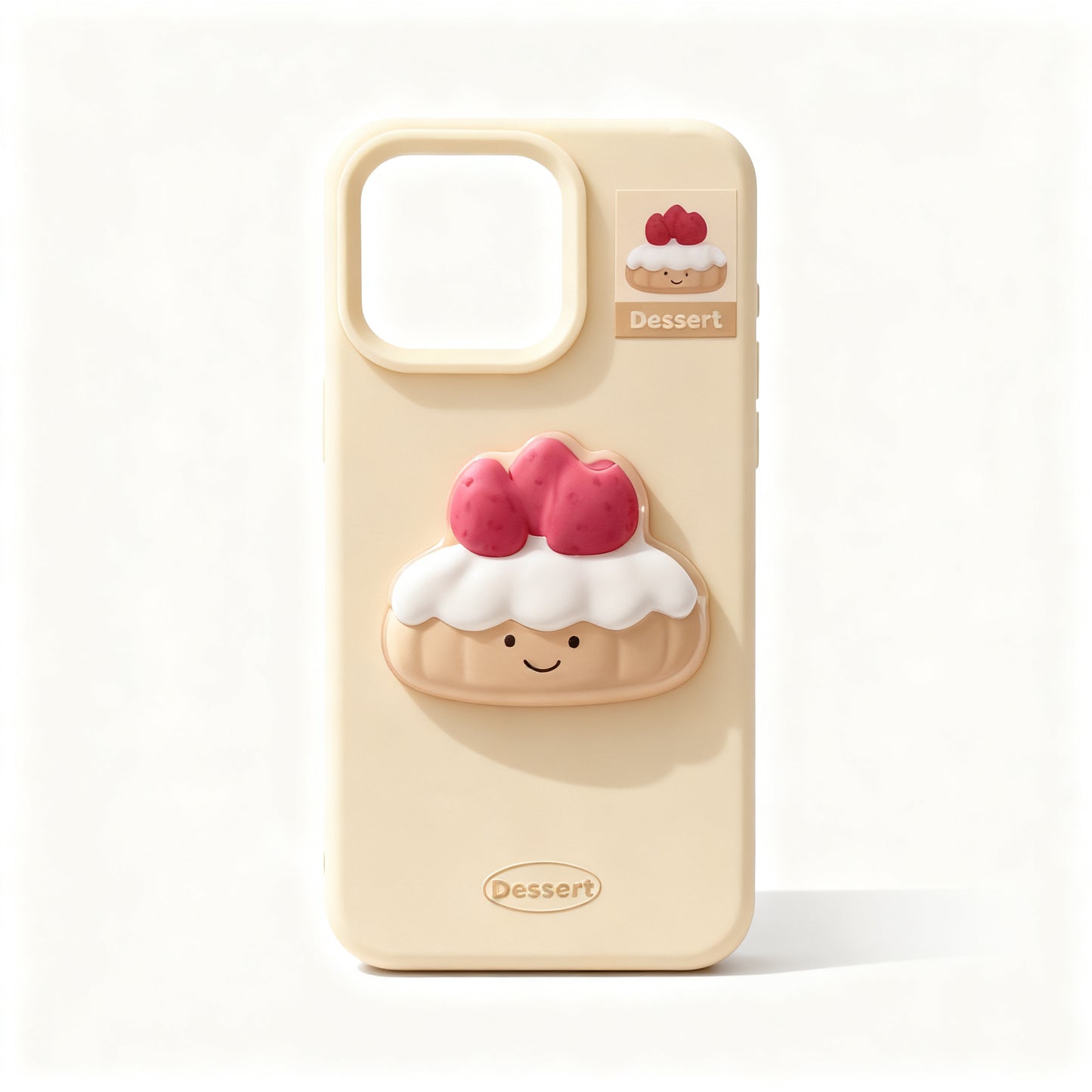 Cute Strawberry Cake Soft Phone Case for iPhone