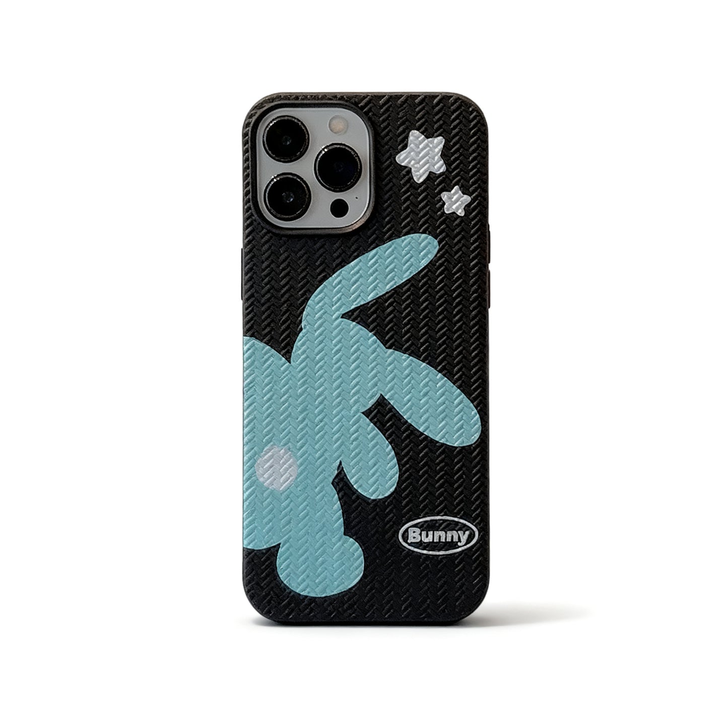 Cute Bunny Minimal Phone Case for iPhone - Soft Shockproof Design