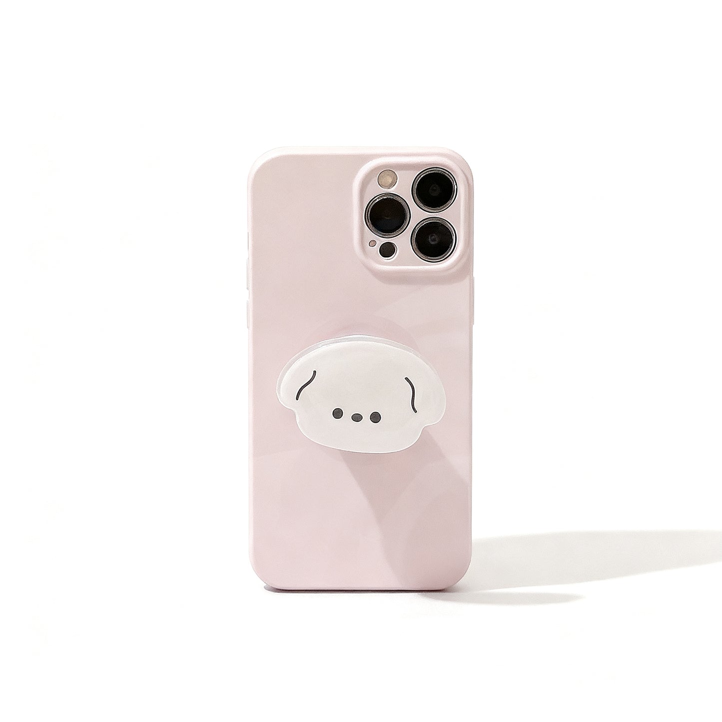Cute Dog Design Stand Phone Case for iPhone