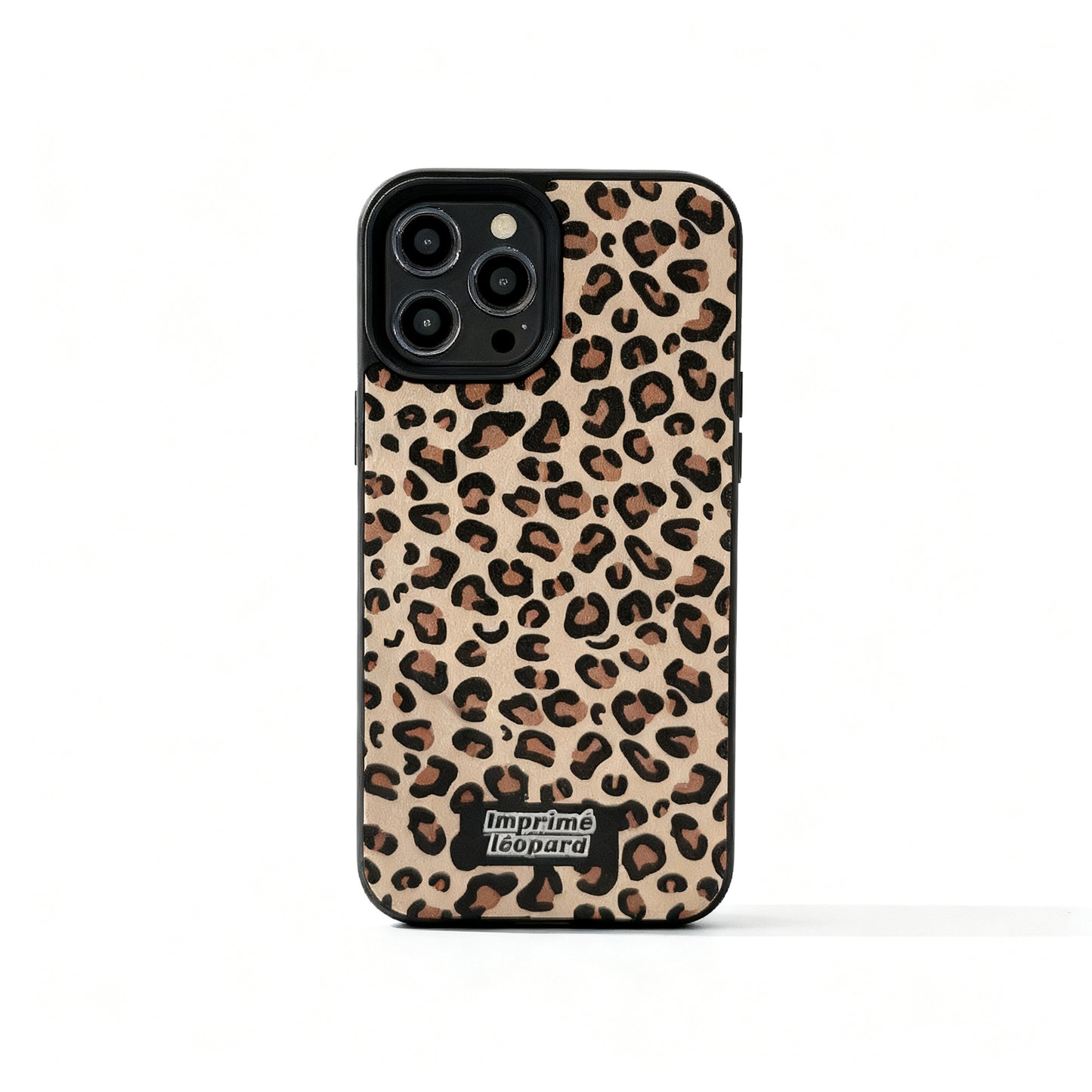 Brown Leopard Print Soft Phone Case for iPhone