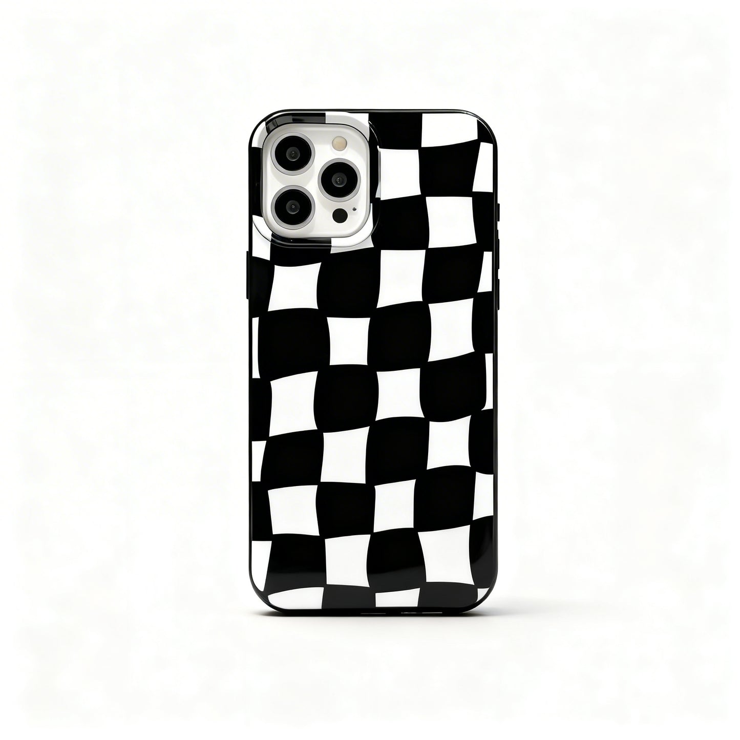 Korean Style Plaid Shockproof Phone Case for iPhone