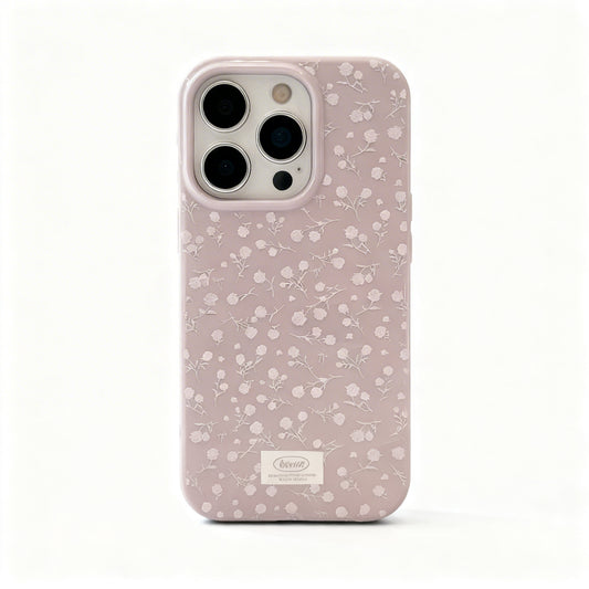 Vintage Rose Floral Soft Phone Case for iPhone