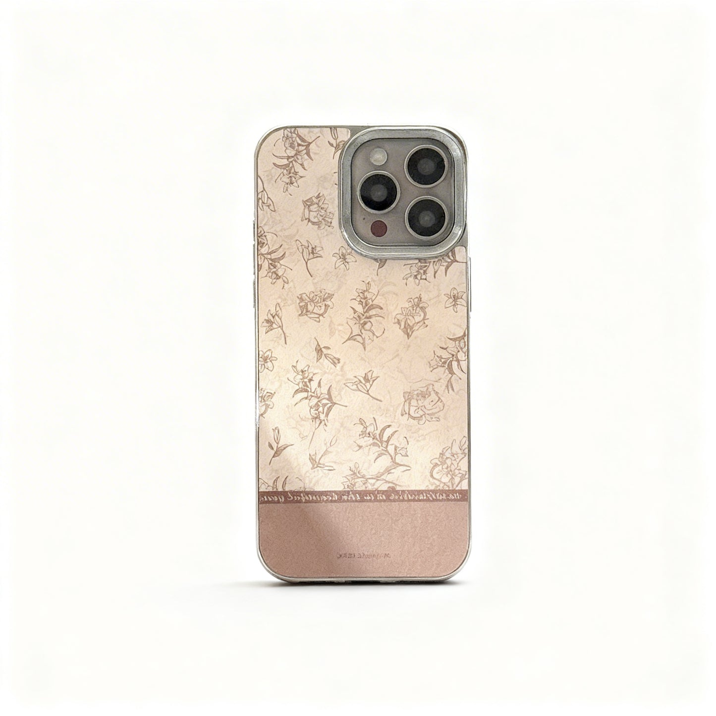Vintage Floral Leather Phone Case for iPhone