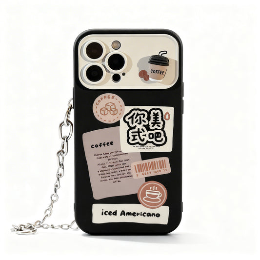 Brown Coffee Cup 3D Soft Phone Case for iPhone