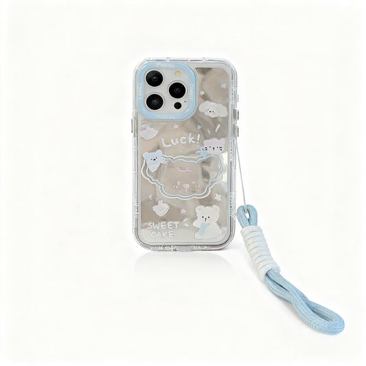 Cute Summer Mirror Dog Phone Case for iPhone