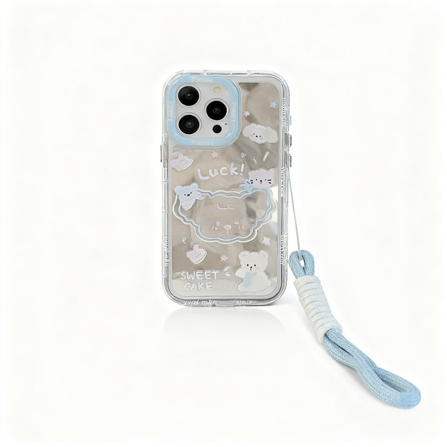 Cute Summer Mirror Dog Phone Case for iPhone