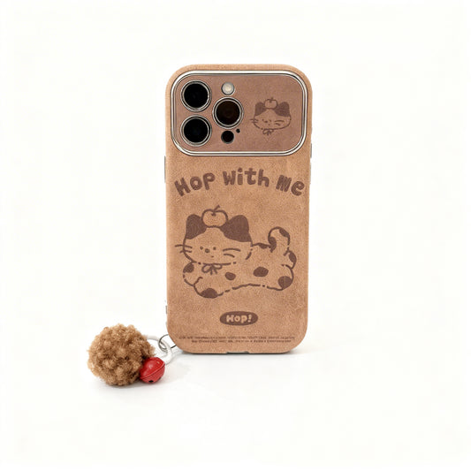 Brown Cartoon Soft Phone Case for iPhone