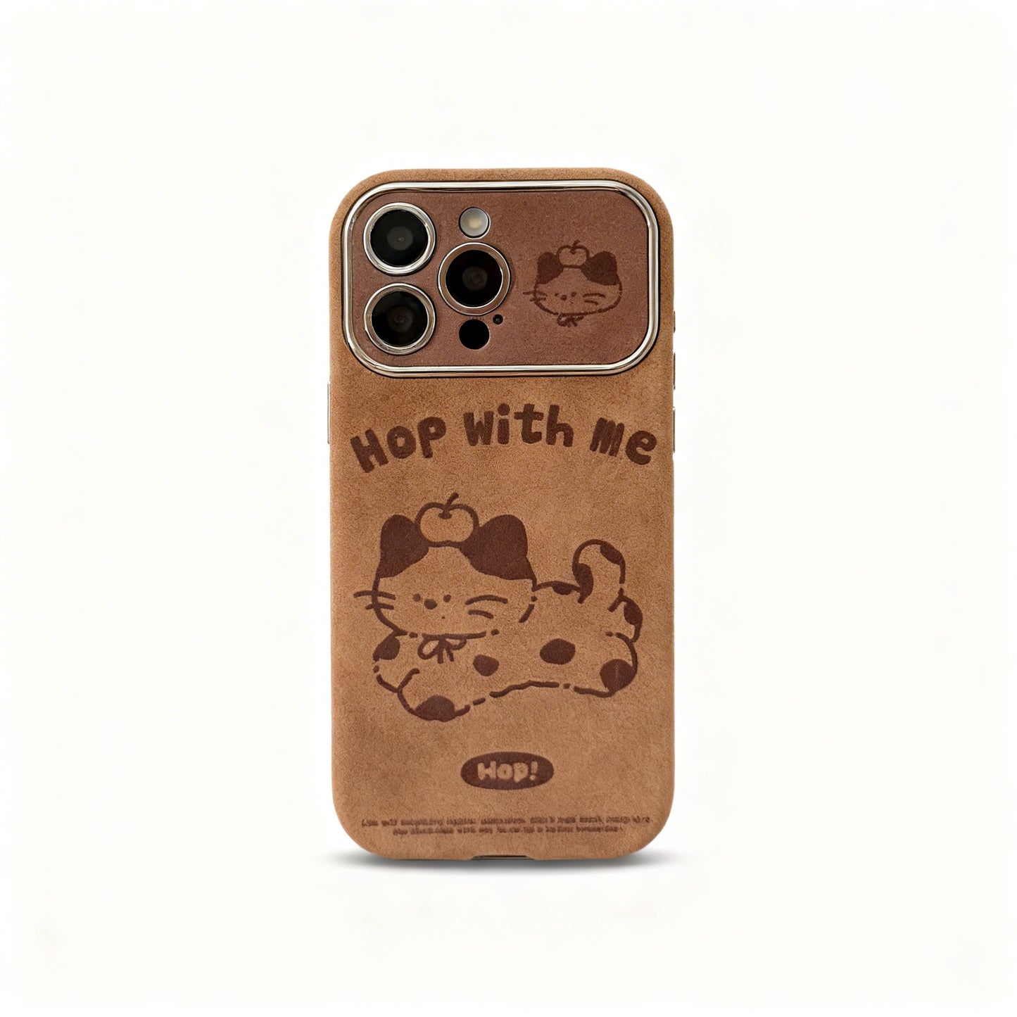 Brown Cartoon Soft Phone Case for iPhone