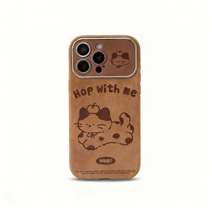 Brown Cartoon Soft Phone Case for iPhone