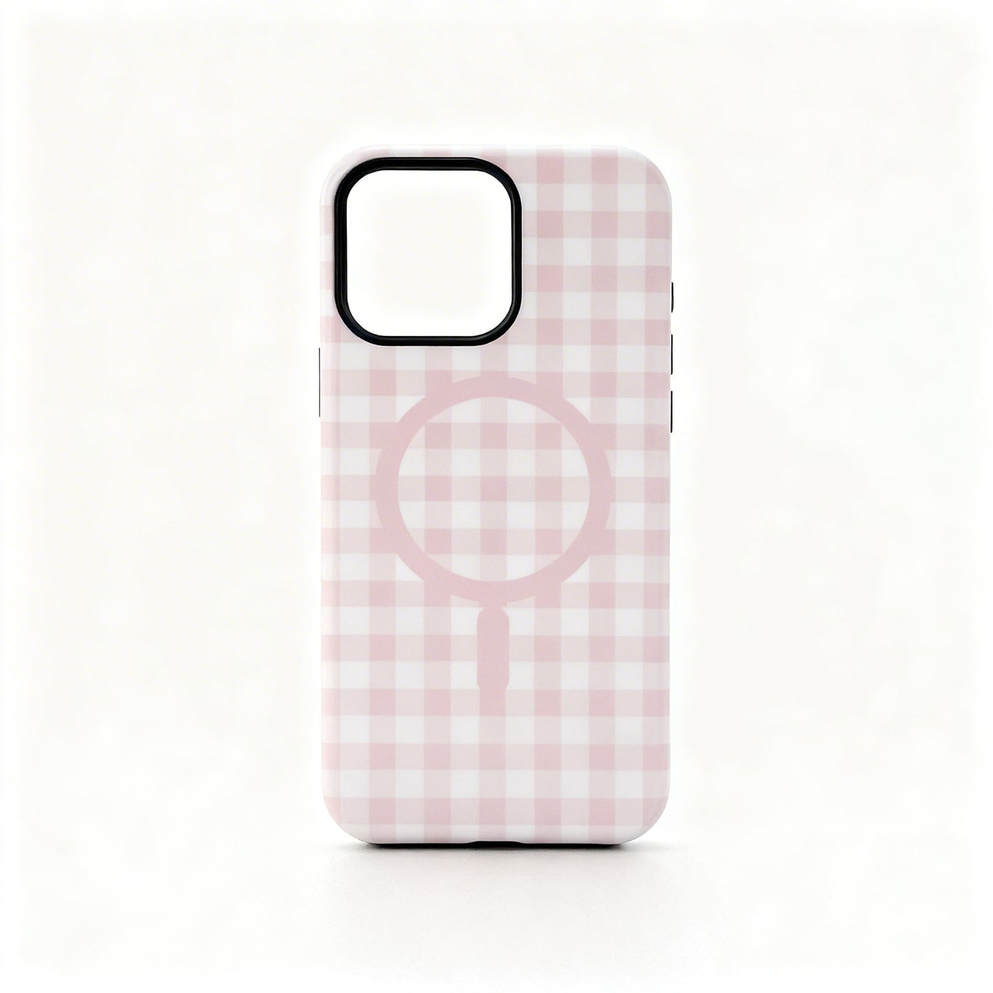 Minimalist Plaid Magnetic Phone Case for iPhone