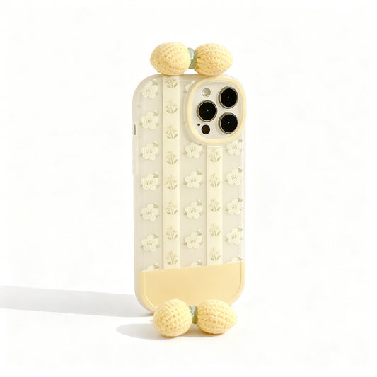 Cute Floral Design Soft Phone Case for iPhone