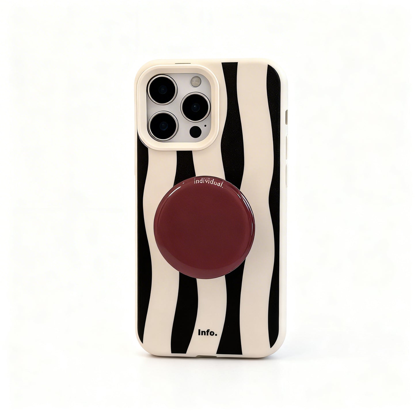 Vintage Zebra Stripe Shockproof Phone Case for iPhone