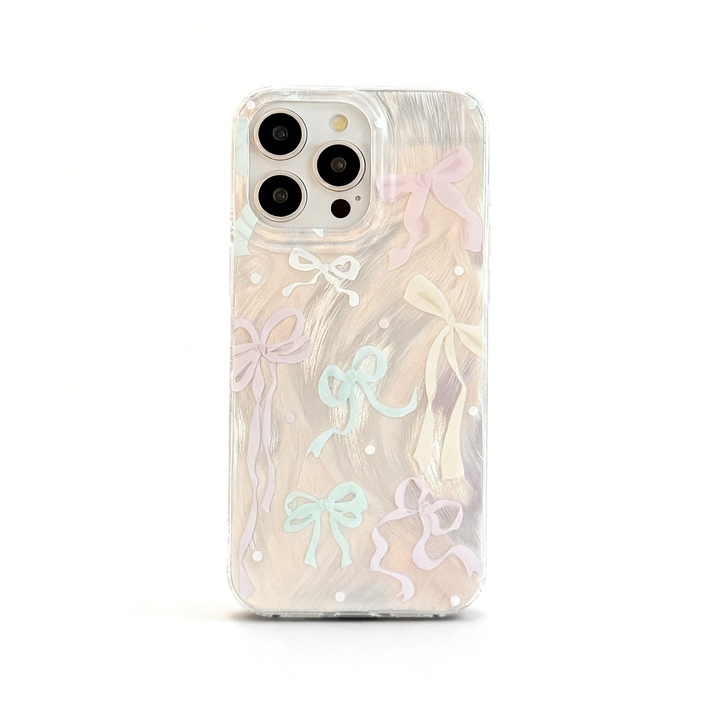 Colorful Bow Design Soft Phone Case for iPhone
