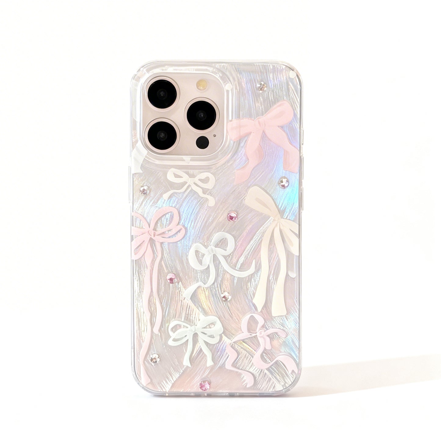 Colorful Bow Design Soft Phone Case for iPhone
