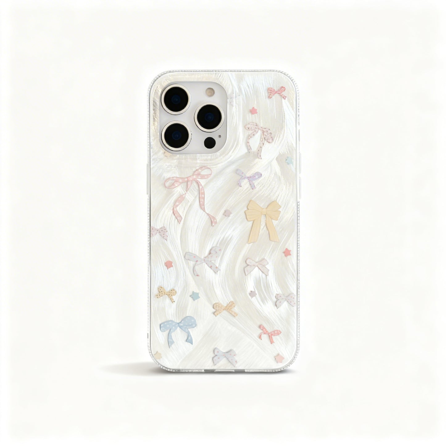 Colorful Bow Design Soft Phone Case for iPhone