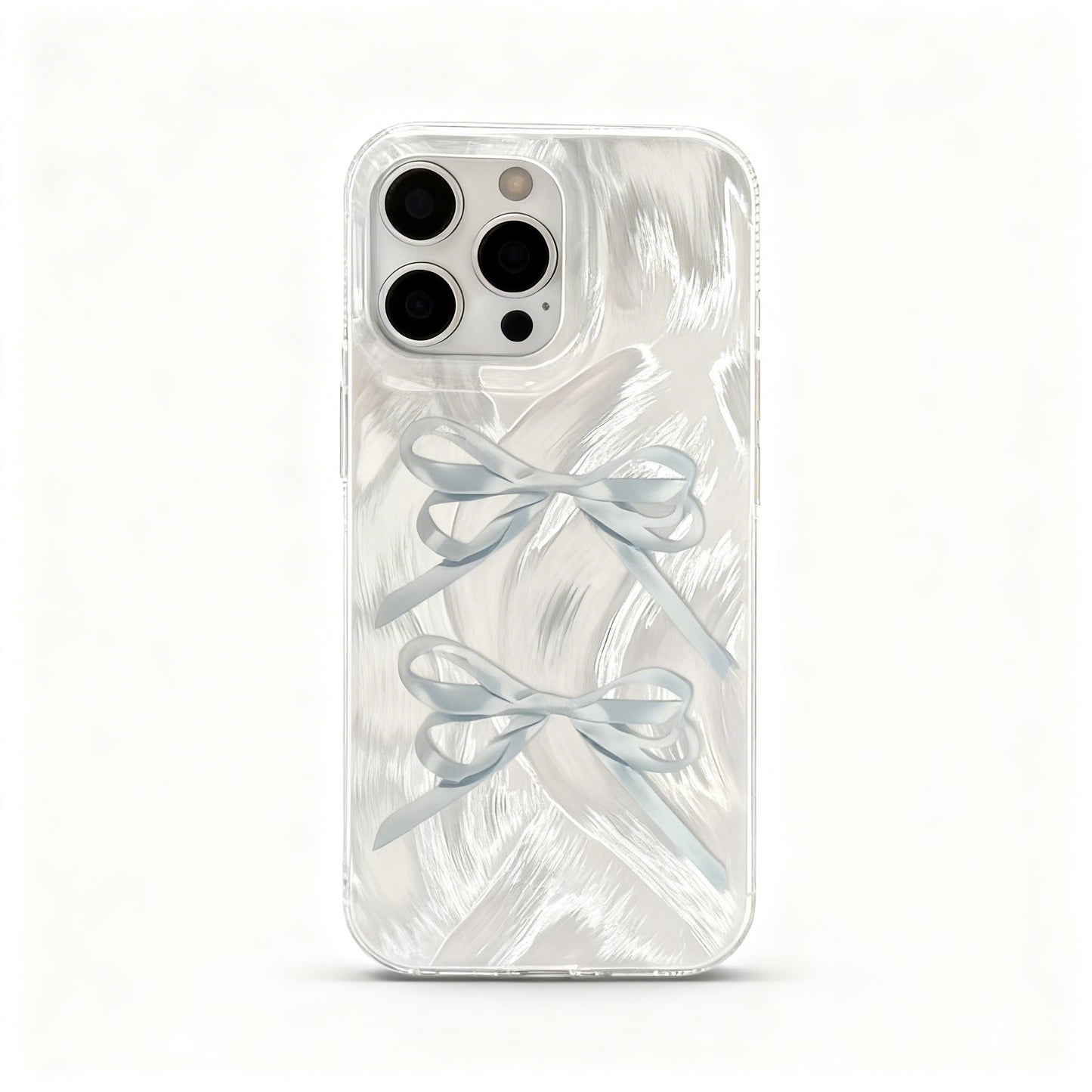 Colorful Bow Design Soft Phone Case for iPhone