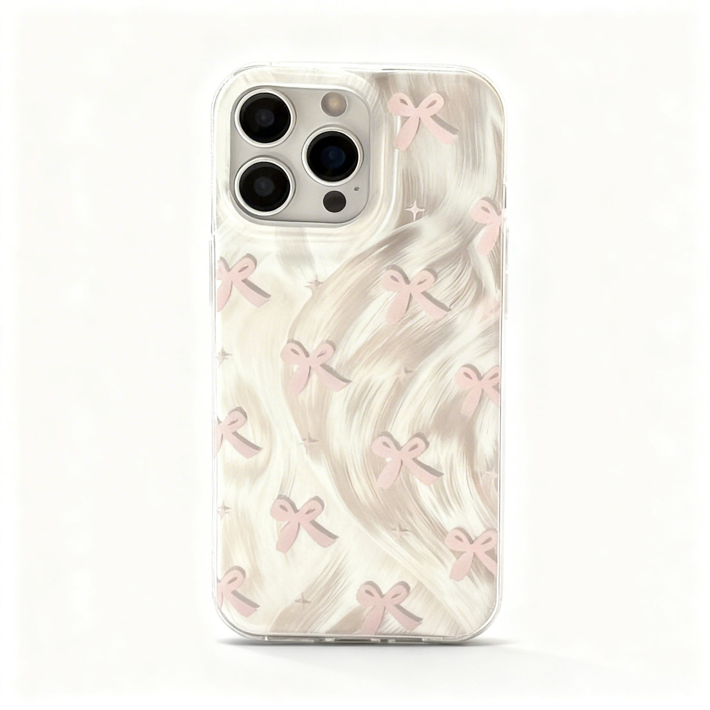Colorful Bow Design Soft Phone Case for iPhone