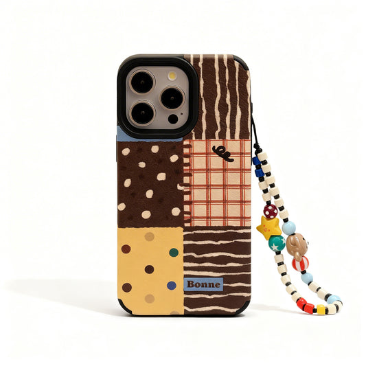 Vintage Polka Dot Soft Phone Case for iPhone