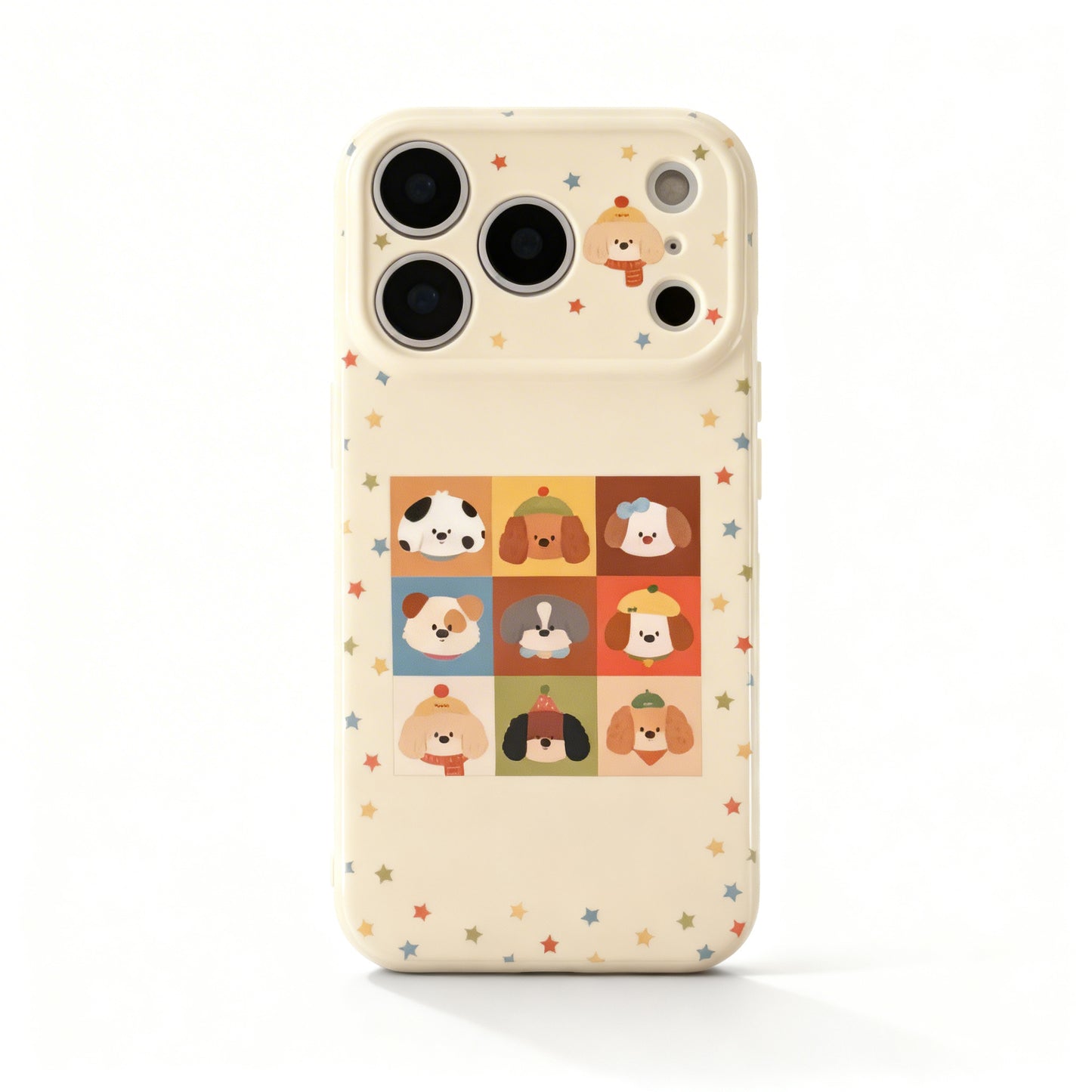 Colorful Star Pattern Shockproof Phone Case for iPhone