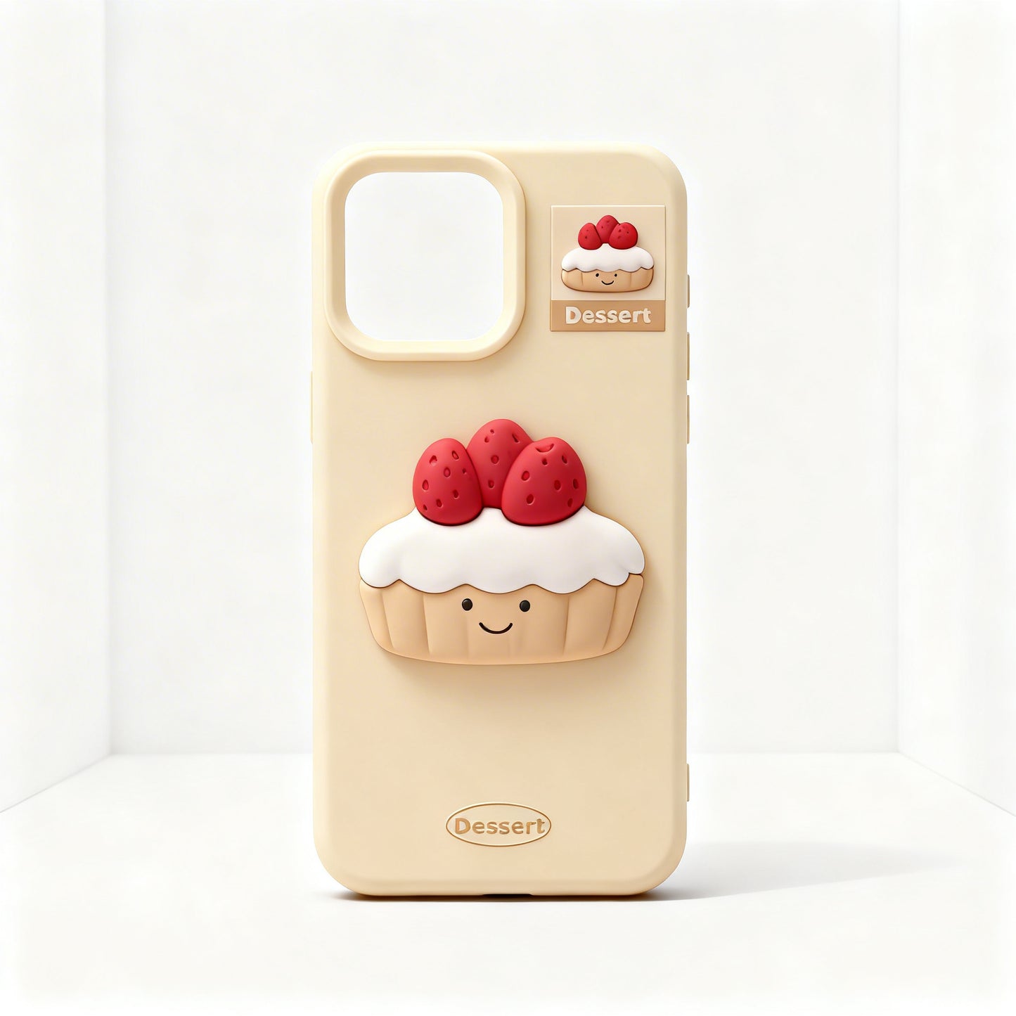 Cute Cream Cake 3D Phone Case for iPhone