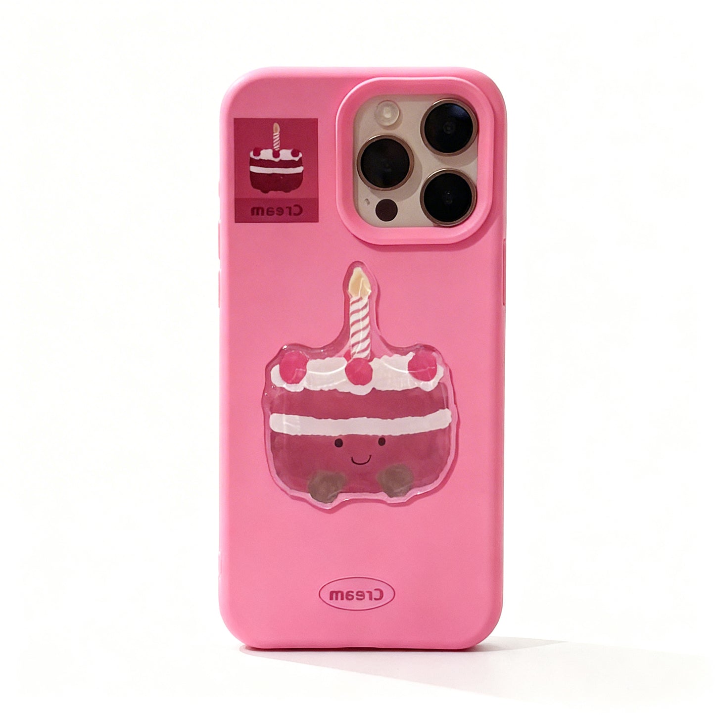 Cute Cream Cake 3D Phone Case for iPhone