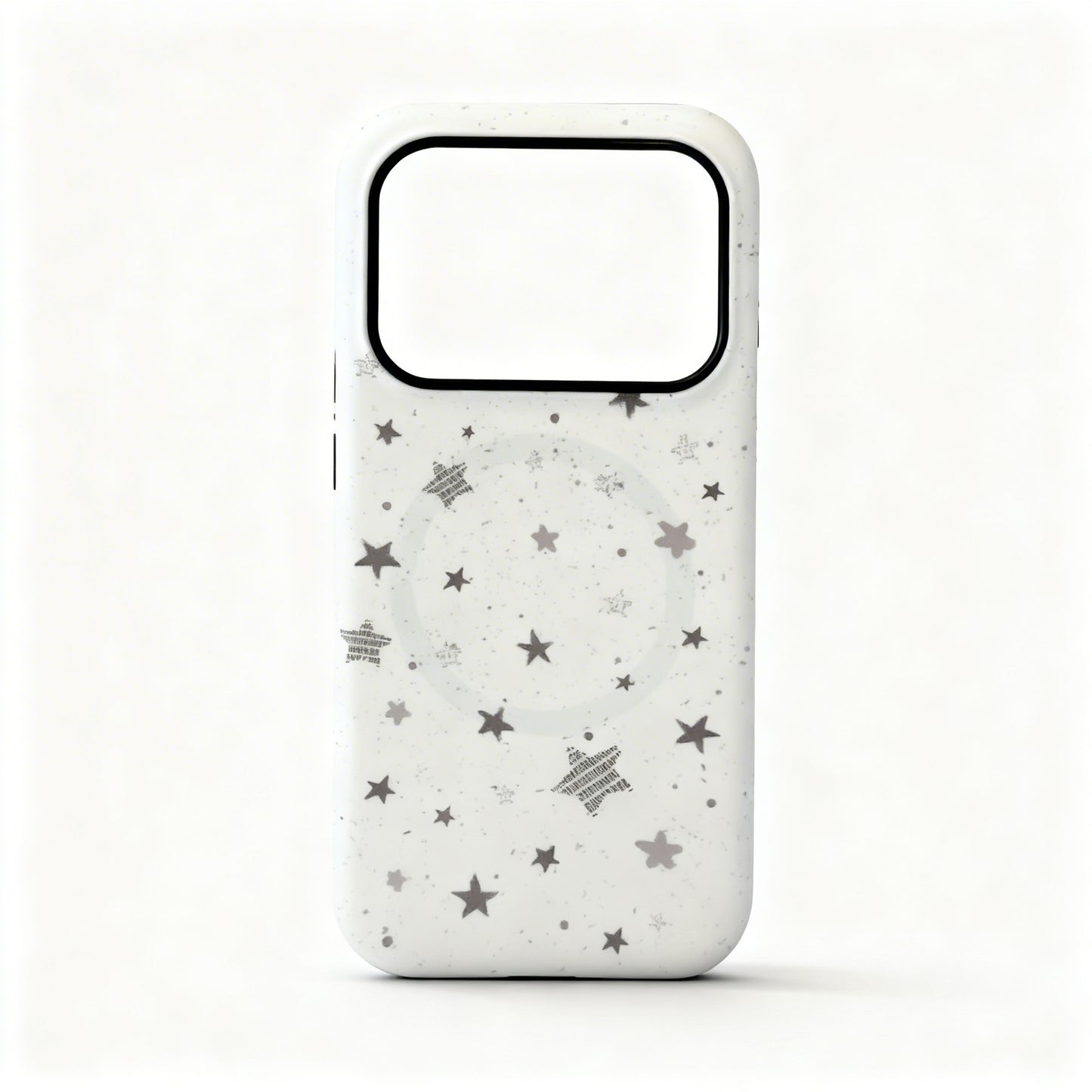 Blue Gray Star Design Magnetic Stand Phone Case for iPhone